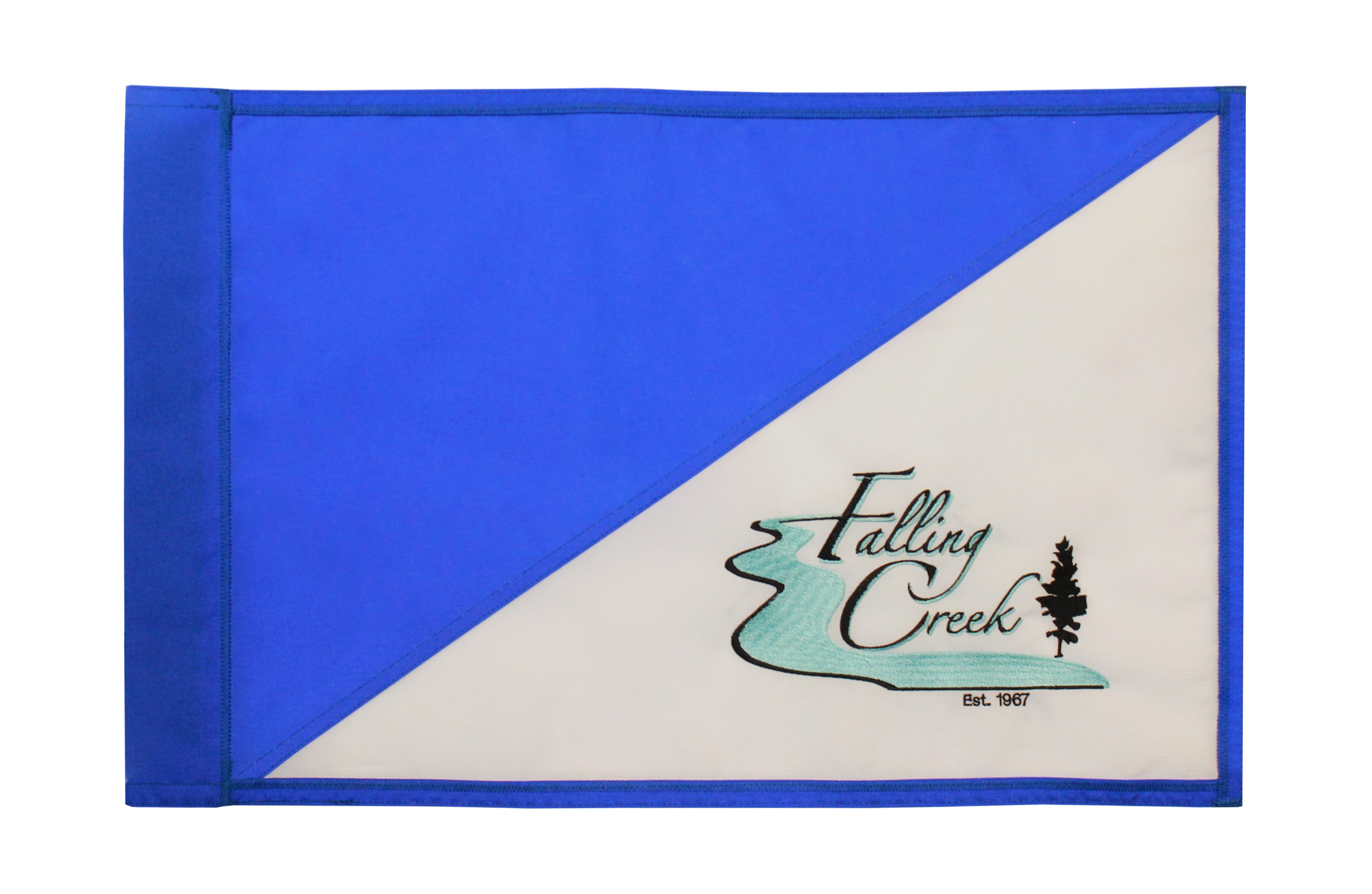 Durable golf flag construction