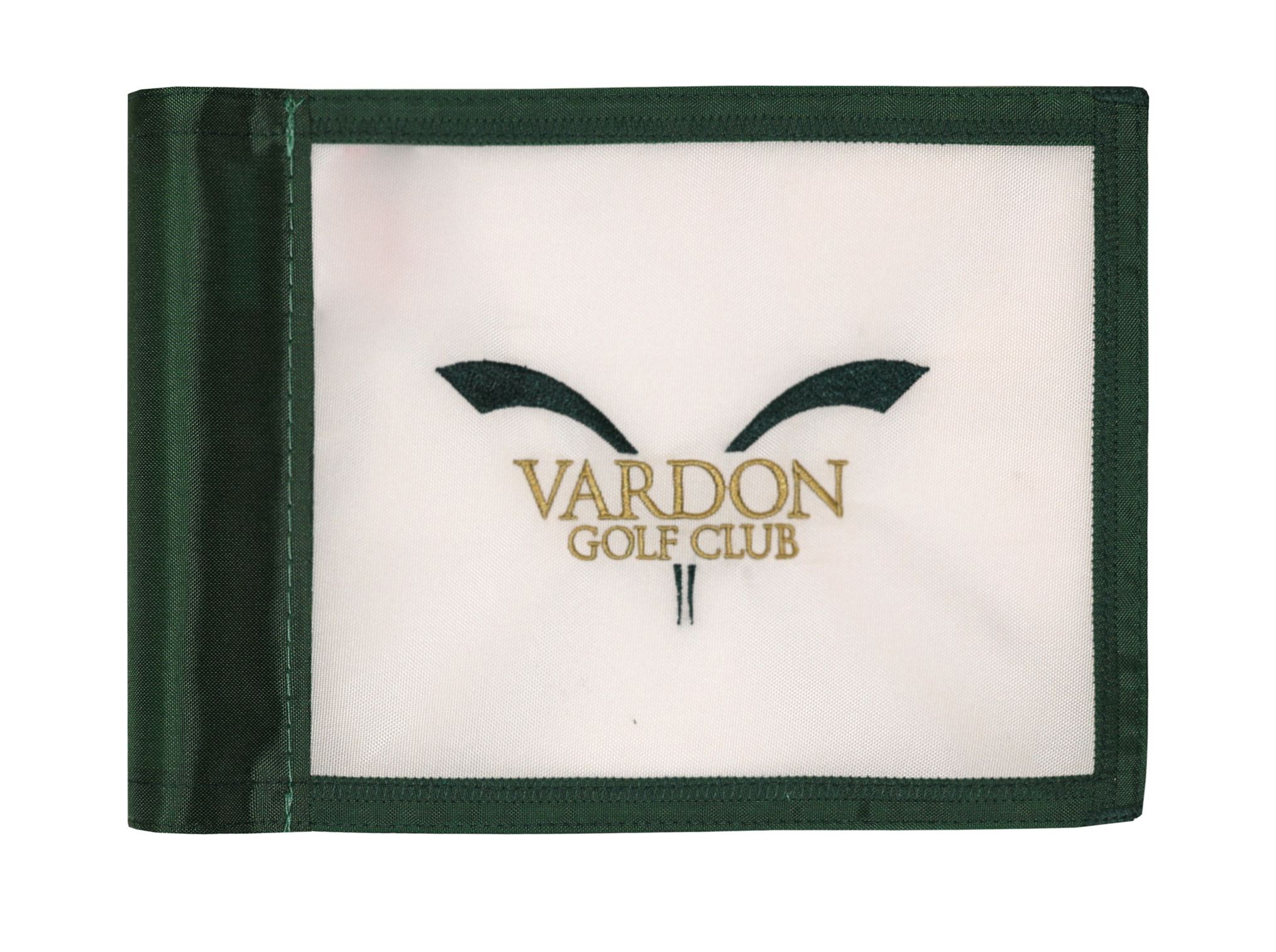 White small golf flag