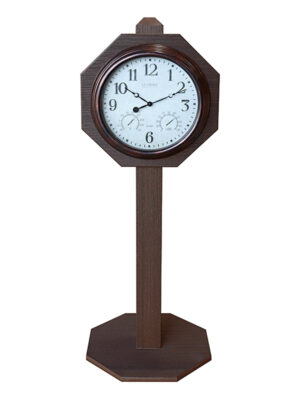 15 inch Bronze Clock on Post GC101-15 JFM Golf