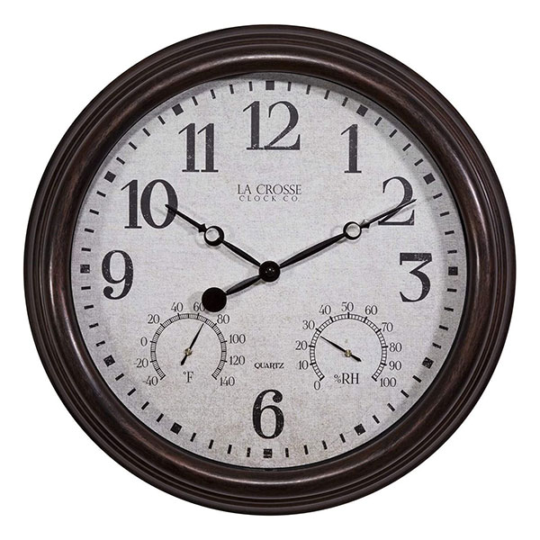 15 inch Clock Bronze Trim - JFM Golf