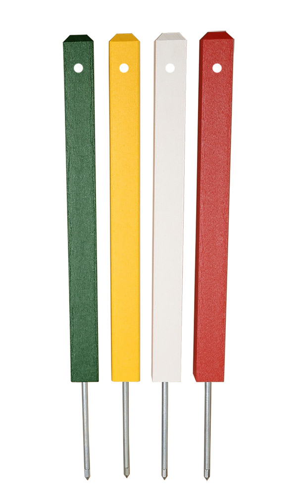 Beveled 2x2 Stakes with Holes JFM Golf Accessories