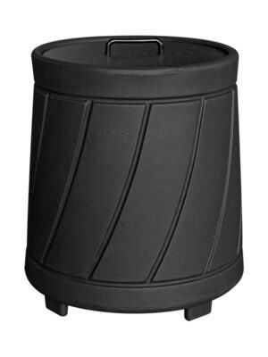Pro Series Round Divot Mix Container GD500 Black with Lid - JFM Golf