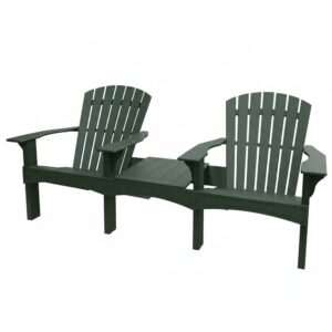 Double Adirondack Chair with Built-In Table