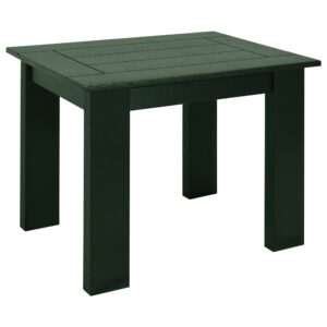 Turf Green Recycled Plastic Rectangular Side Table