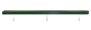 Flat Driving Range Divider with 3 Spikes GRD100 Green JFM Golf Products