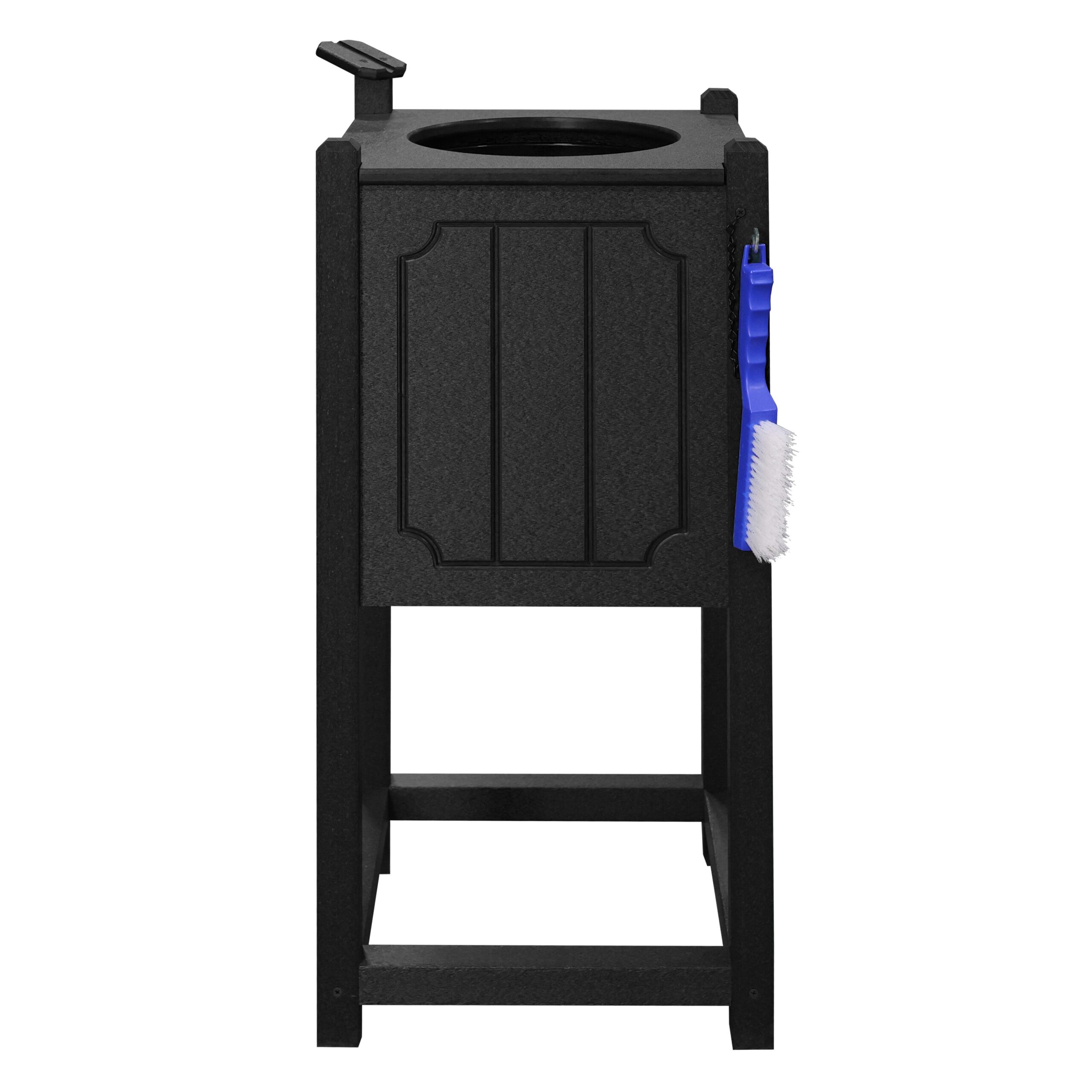 Black Square Raised Golf Club Washer