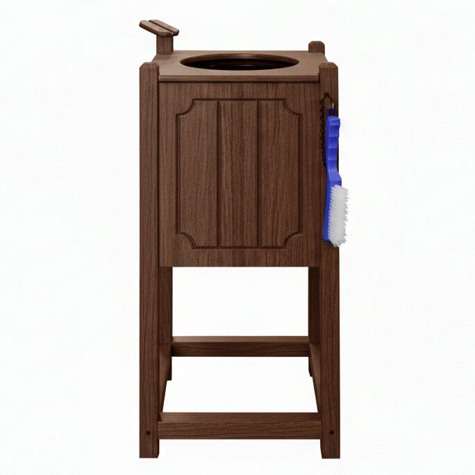 Brazilian Walnut Square Raised Golf Club Washer