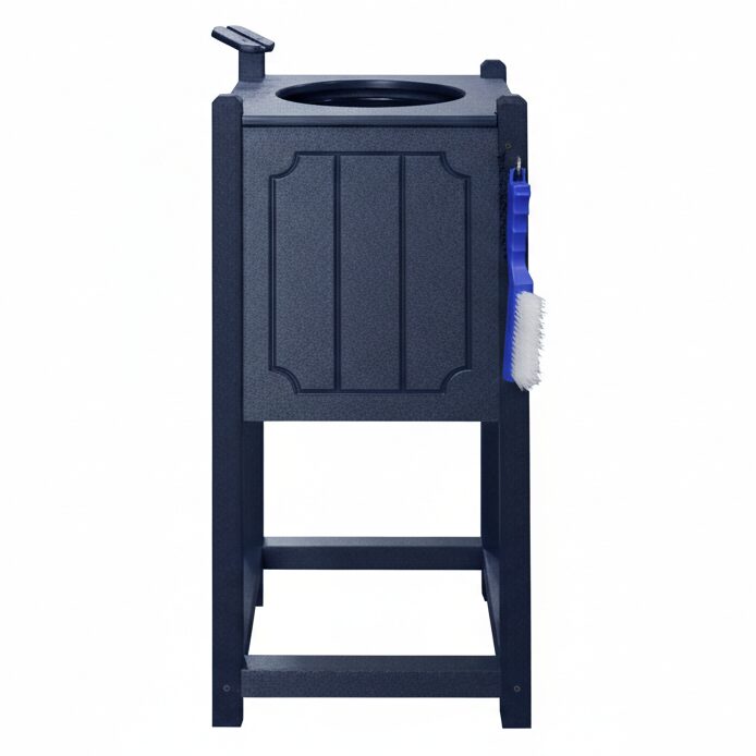Navy Square Raised Golf Club Washer