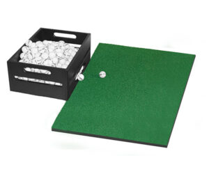 Range Ball Crate Dispenser 300 to 350 Golf Balls with Door Divider GB300 JFM Golf