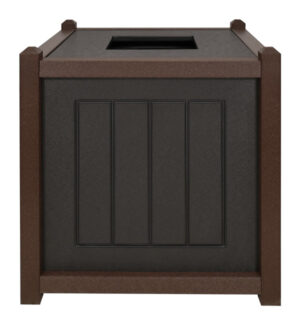 Square Club Washer Container GCW120 Black with Brown JFM Golf