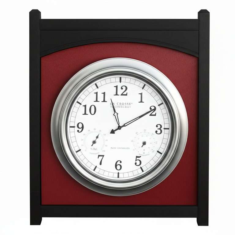 Black and Red 18" Clock Easel