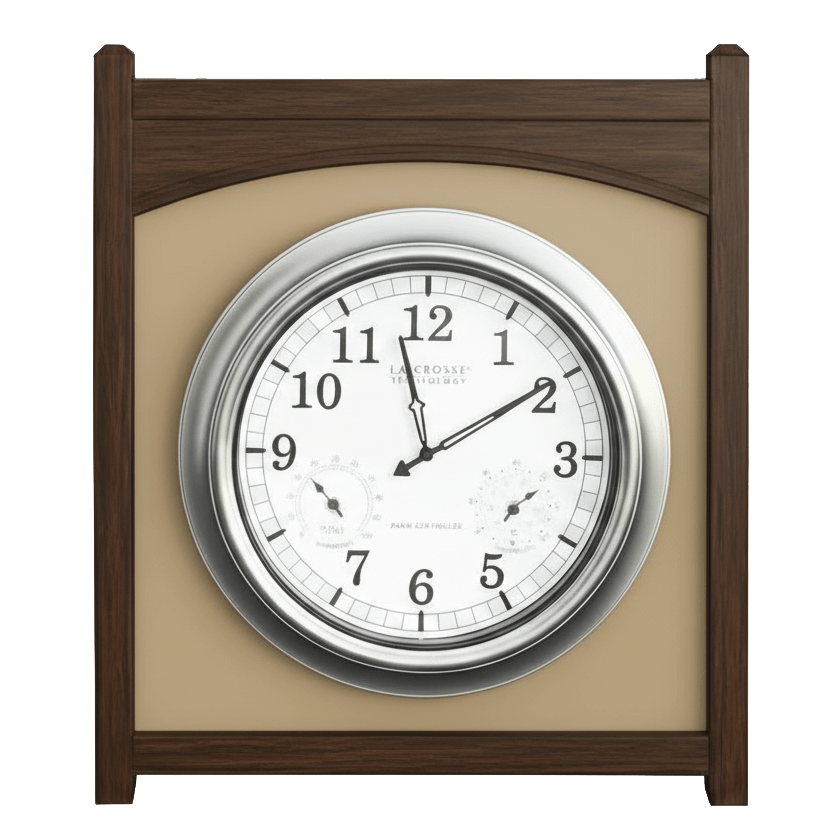 Brazilian Walnut and Tan 18" Clock Easel