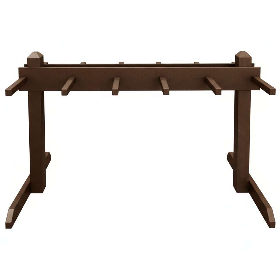 Portable Bag Rack Double Sided, Milwaukee Brown
