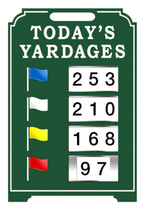 Today’s Yardage Easel S351 Series JFM Golf