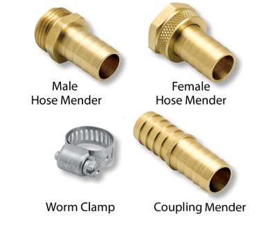 Hose Repair - Brass Menders, Clamps & Couplings JFM Golf