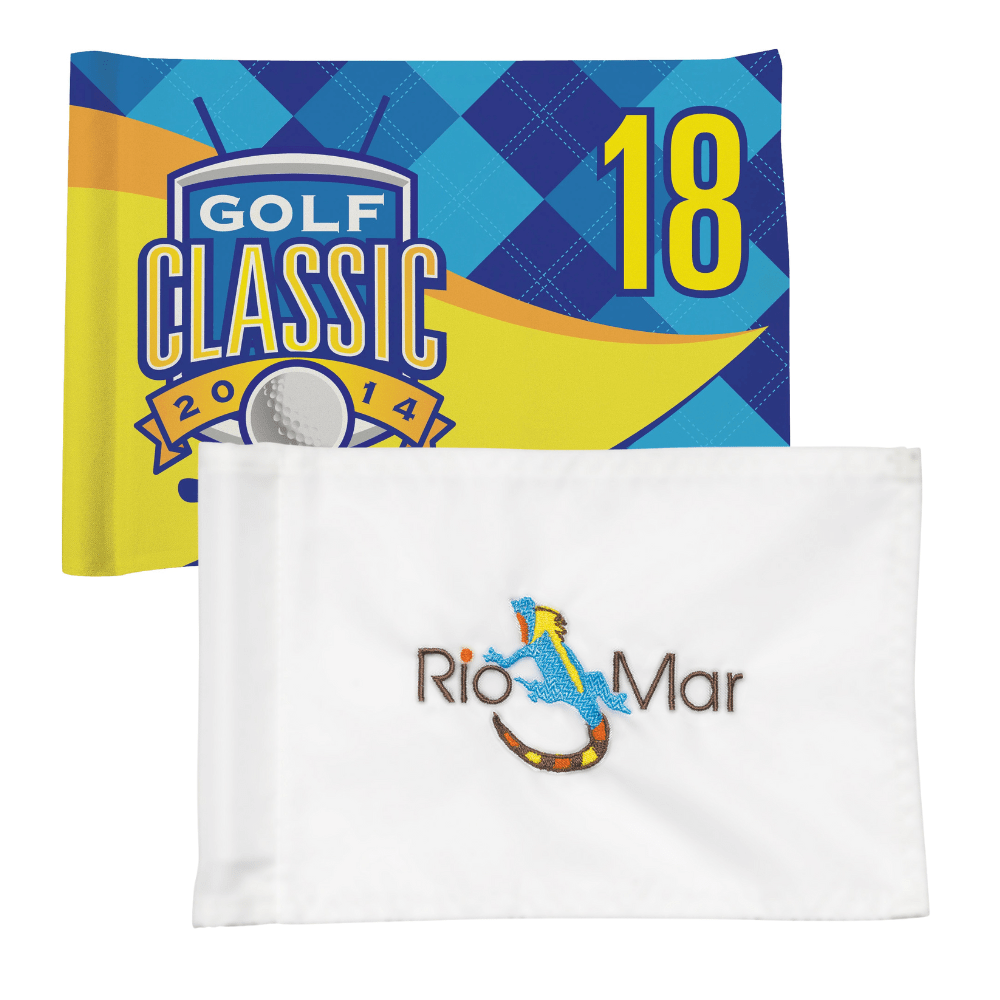 Custom Practice Green Flags JFM Golf