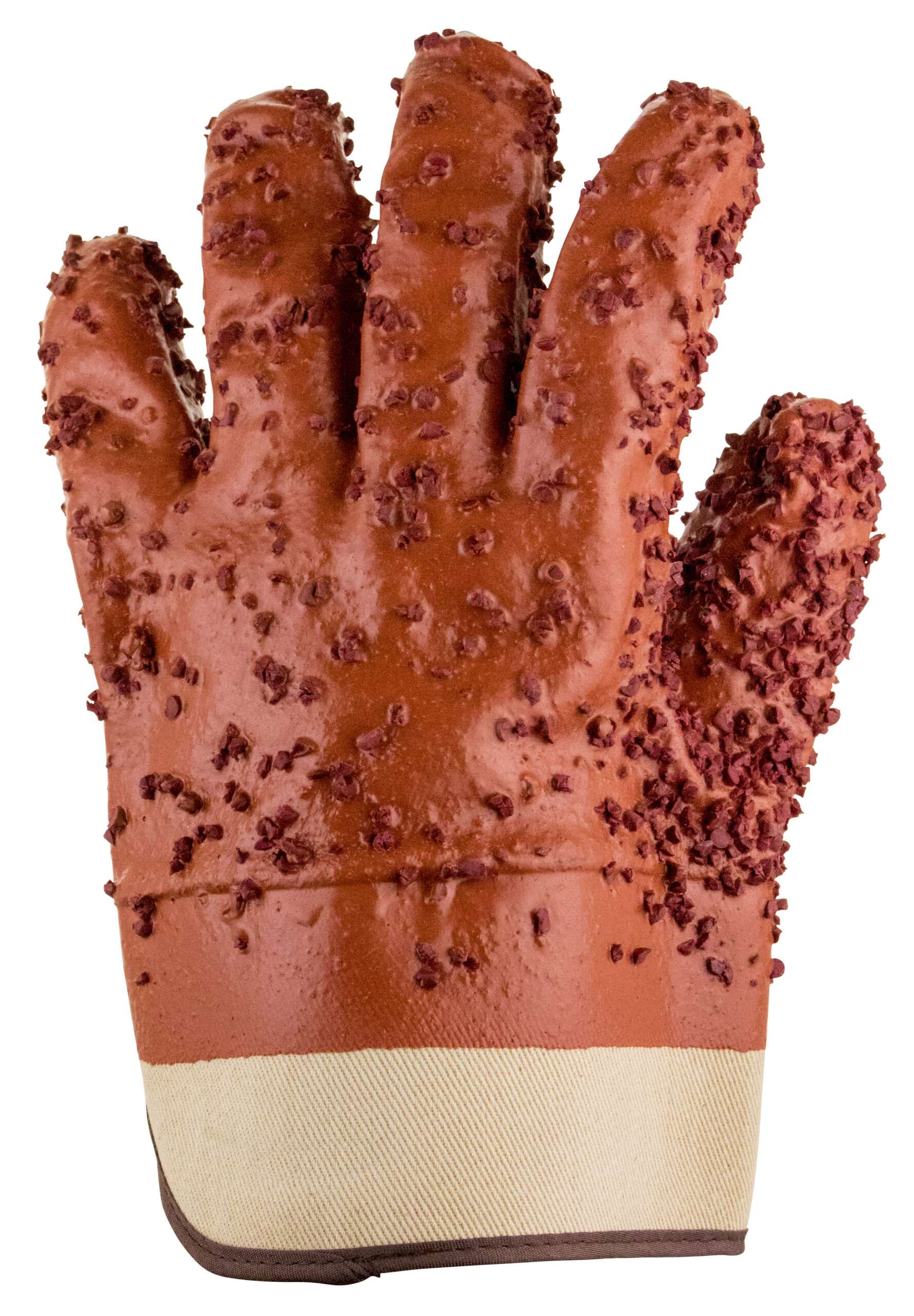 Red PVC Chip Gloves Back JFM Golf