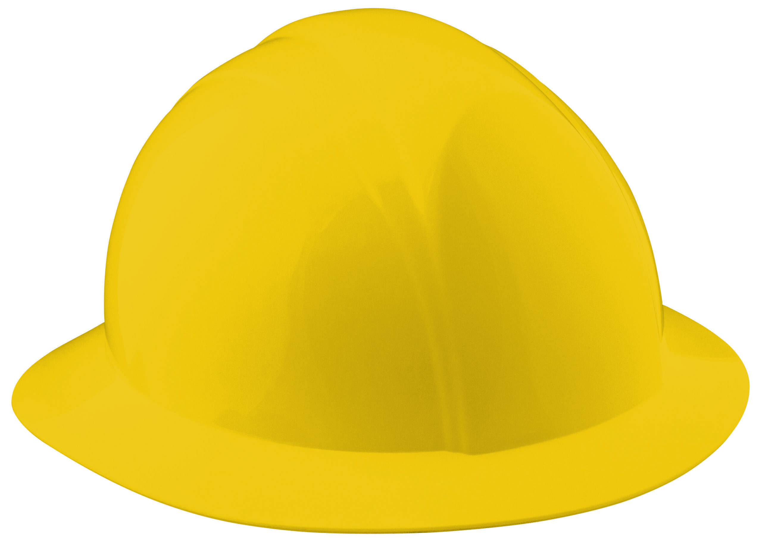 Full Brim Hard Hat Ratchet Suspension Yellow JFM Golf