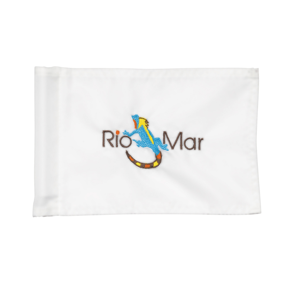 Rio Mar country club embroidered putting green flag
