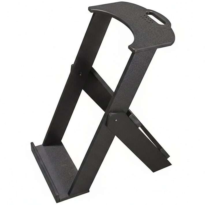 Gray Recycled Plastic Regal Folding Bag Stand with Tee Holes