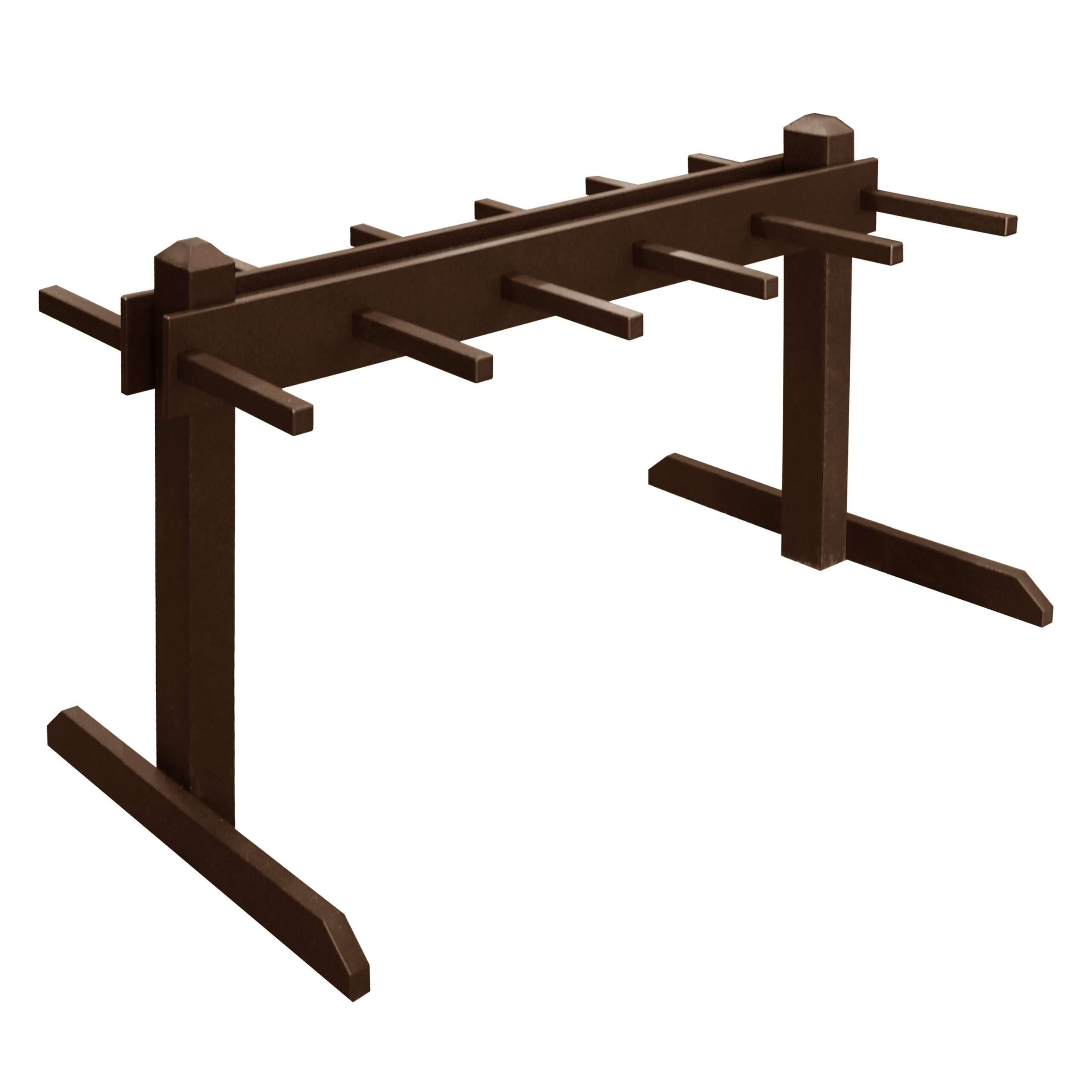 Portable Bag Rack Double Sided, Milwaukee Brown