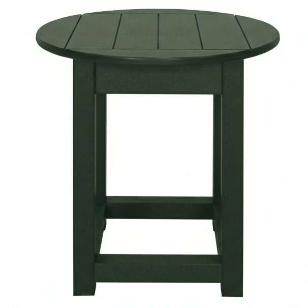 Turf Green Recycled Plastic Round Side Table