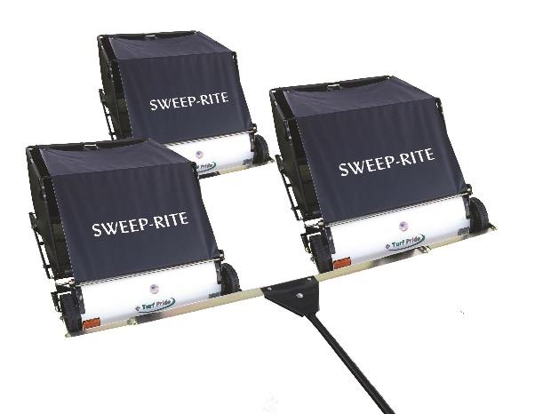 TurfPride Sweep-Rite 4 Sweeper In Action JFM Golf