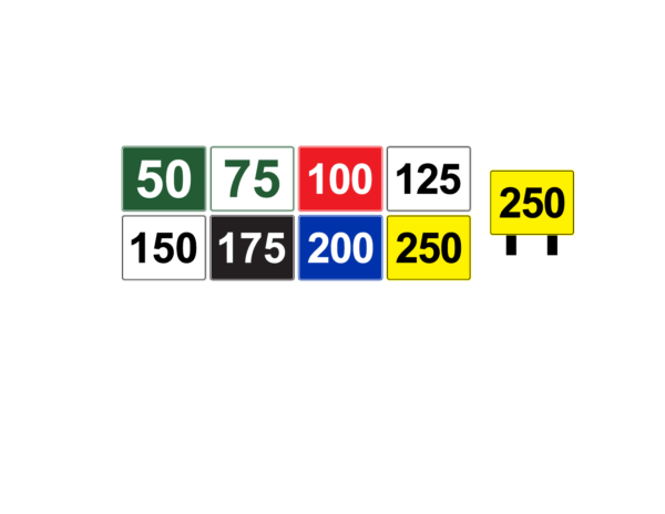 Driving Range Distance Markers 31