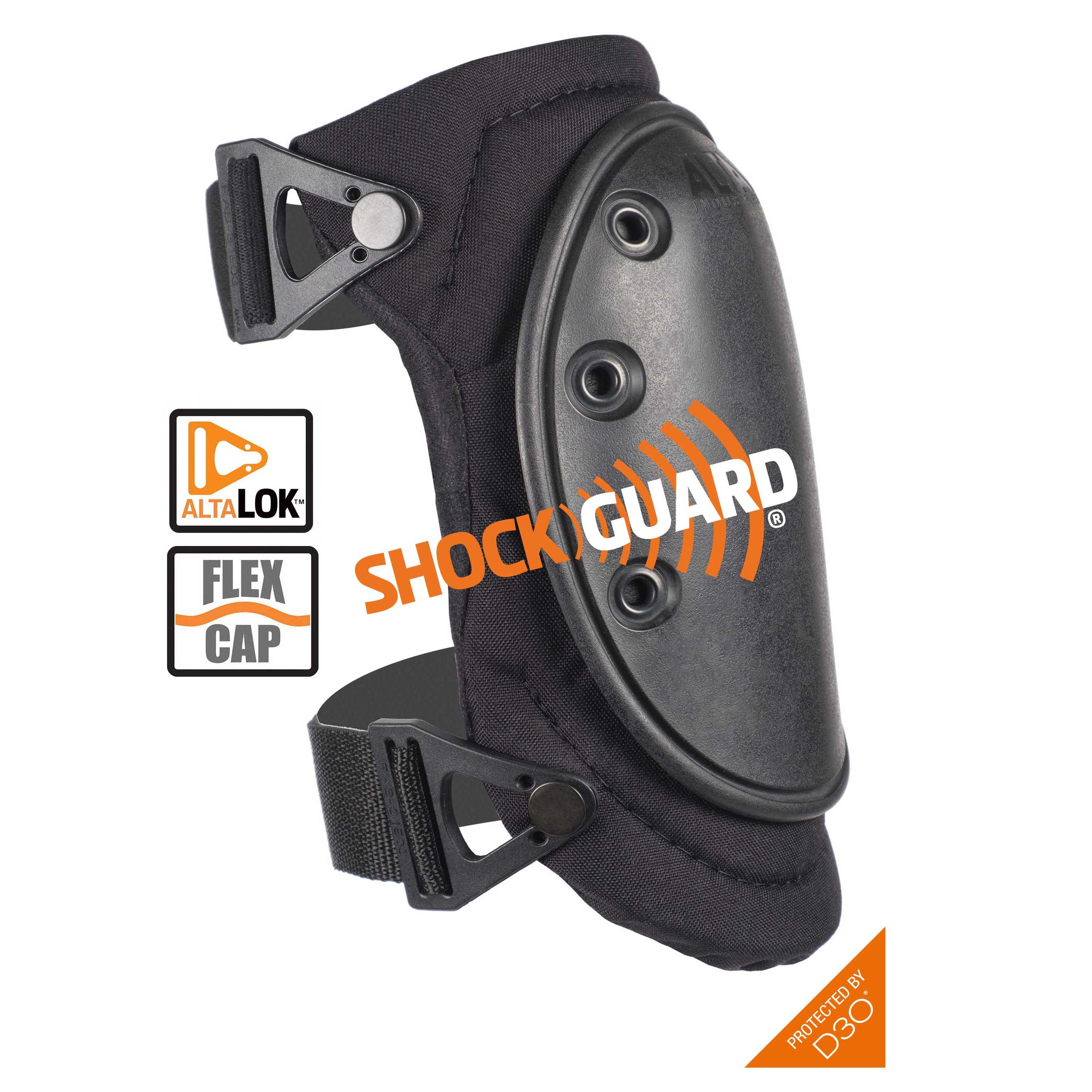 Tingley AltaFLEX ShockGuard Kneepad Black AltaLok JFM Golf