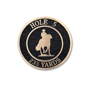 Round Tee Distance Marker JFM Golf