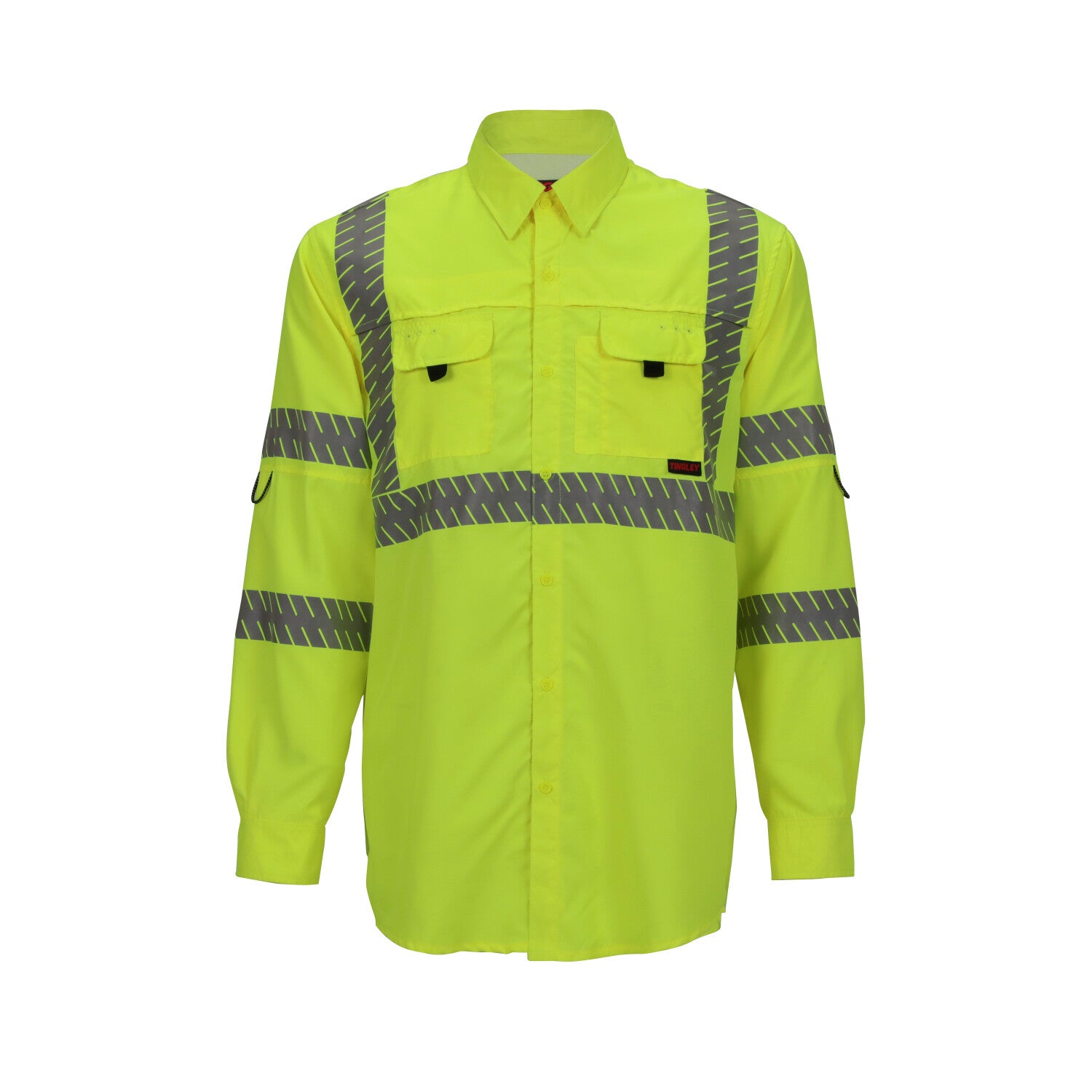 Tingley Job Sight Class 3 Sportsman Shirt Fluorescent Yellow-Green JFM Golf