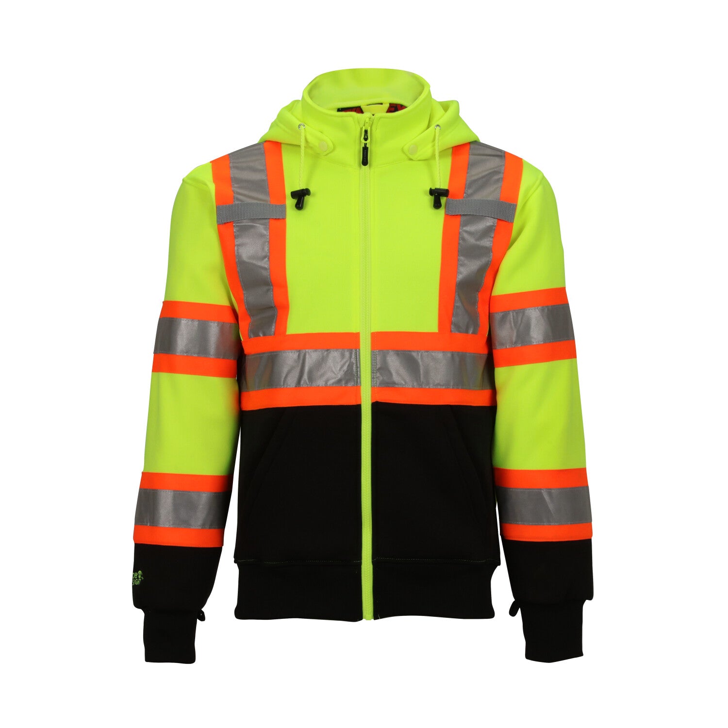 Tingley Class 2 Hooded Sweatshirt Fluorescent Yellow-Green JFM Golf