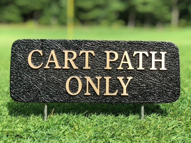 Cast Aluminum & Bronze Single-Sided Mobile Information Rectangle Sign (10 in x 5 in)