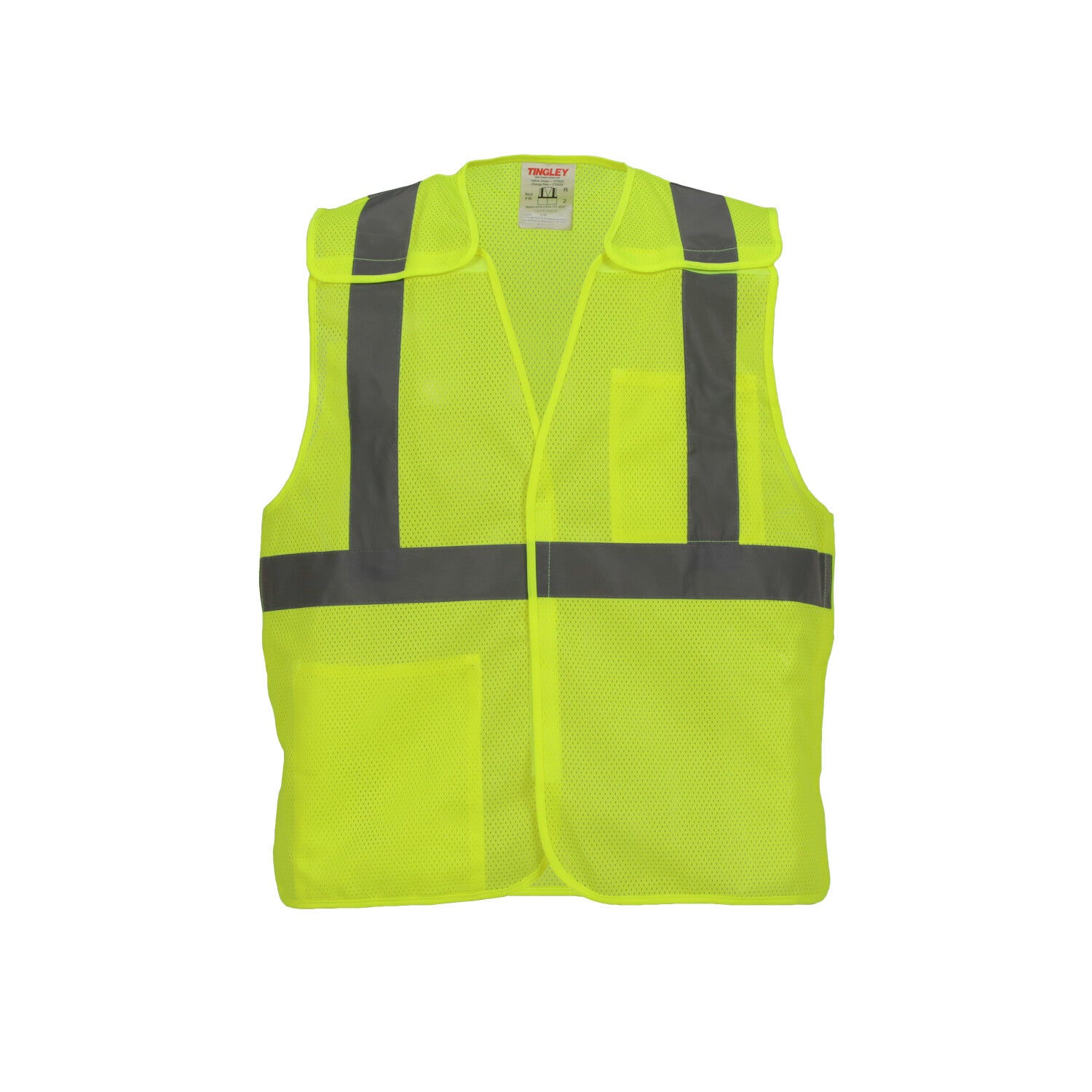 Tingley Job Sight Class 2 Breakaway Vest Fluorescent Yellow-Green JFM Golf