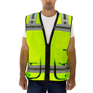 Tingley Class 2 X-Back Surveyor Vest Fluorescent Yellow-Green JFM Golf