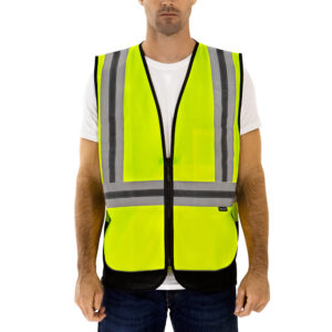 Tingley Class 2 X-Back Vest Fluorescent Yellow-Green JFM Golf