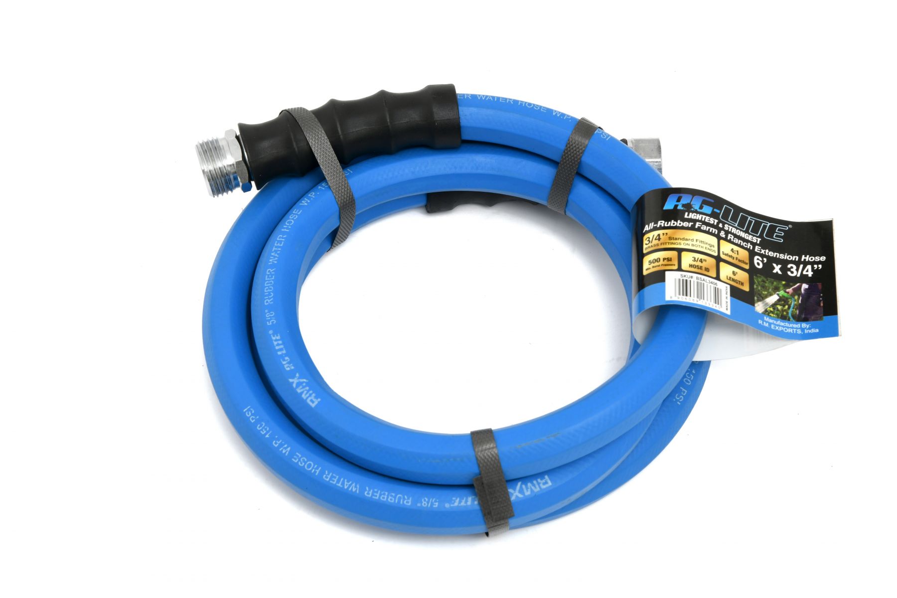 BluBird AG-Lite 5/8" Rubber Water Hose Assembly JFM Golf