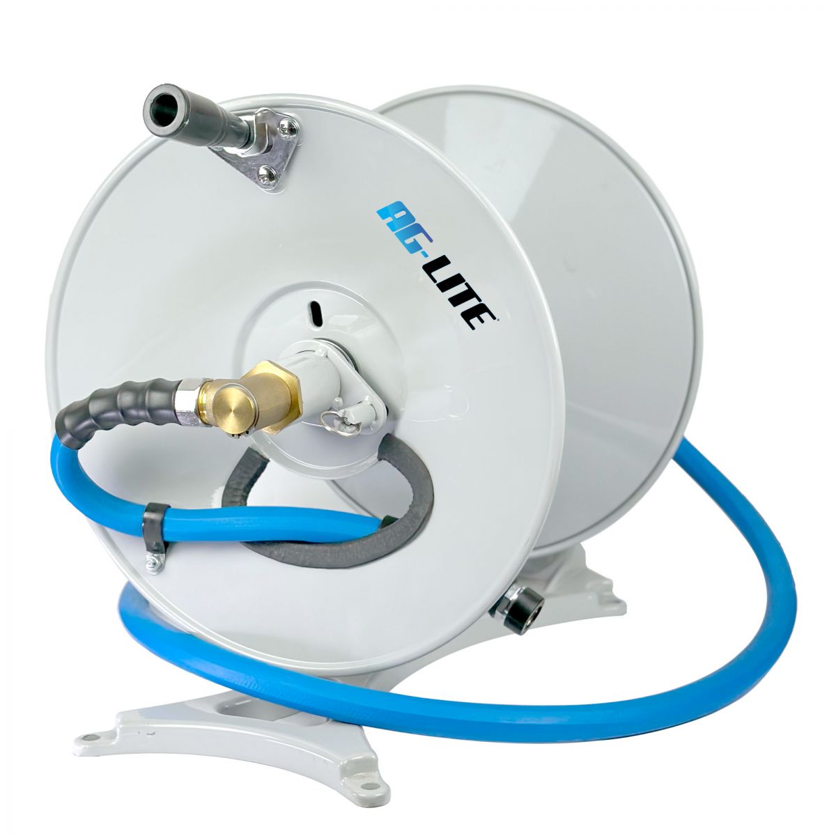 BluBird AG-Lite Wall Mounted Manual Hose Reel 5/8" x 150' - Hose Not Included JFM Golf