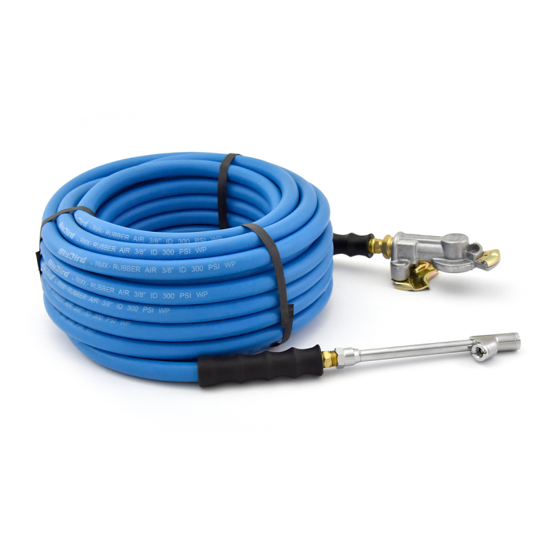 BluBird Rubber Air Hose Fleet Edition 3/8-inch x 50 Feet JFM Golf
