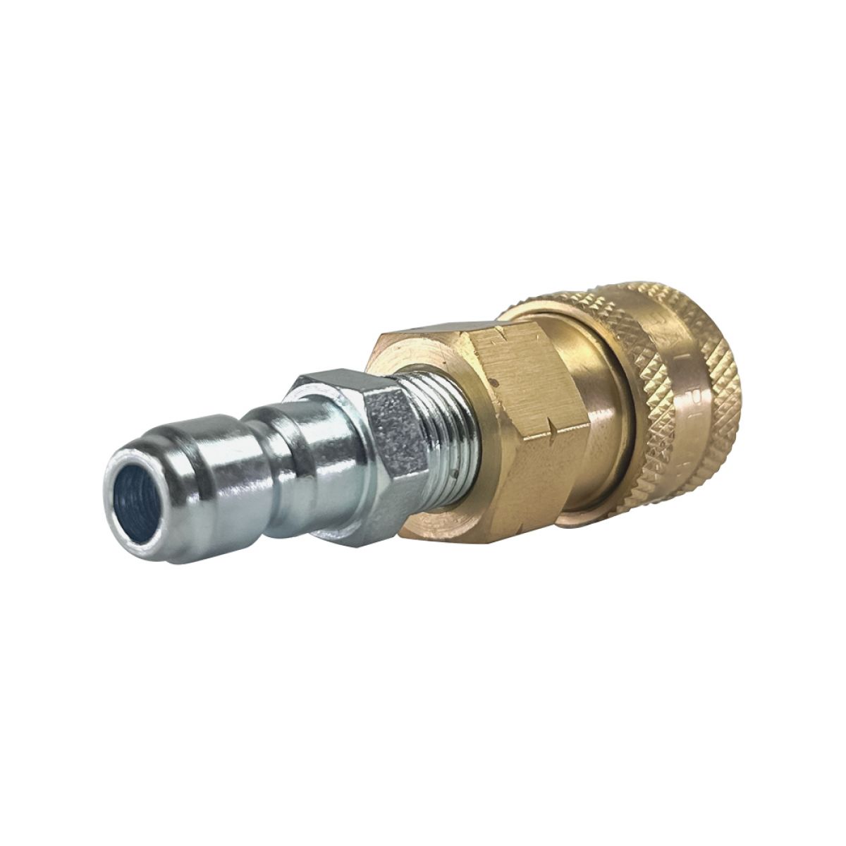 Blu Shield 1/4" Quick Disconnect Plug x 1/4" Male Pipe Thread Pressure Washer Adapter JFM Golf