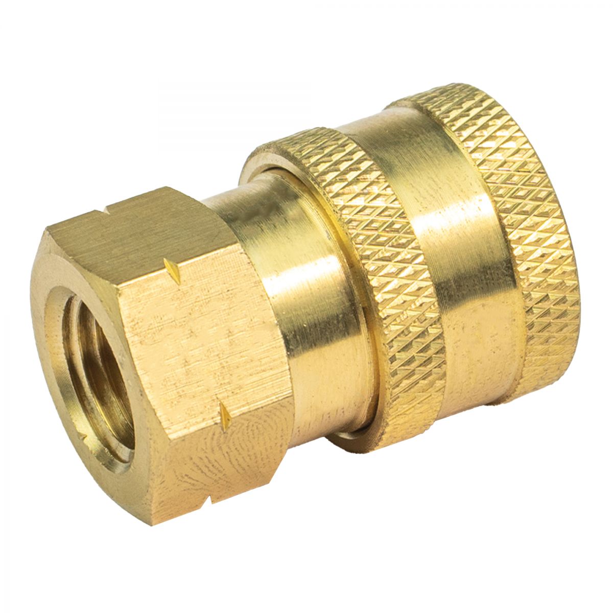 Blu Shield 3/8" Quick-Disconnect Socket x 3/8" FPT Pressure Washer Adapter JFM Golf