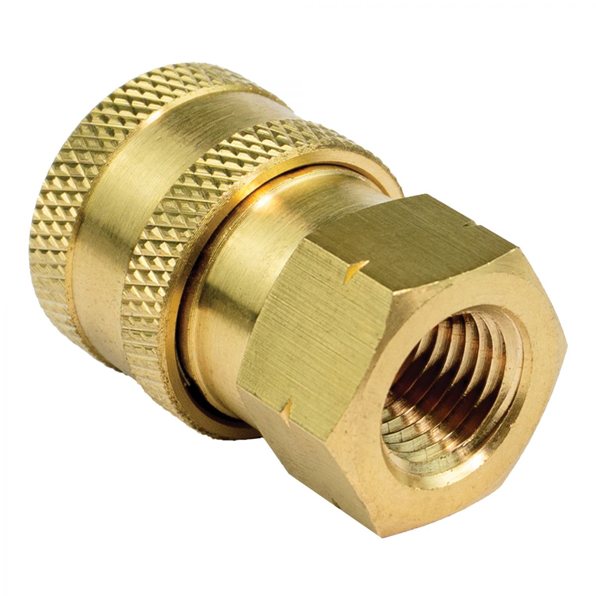Blu Shield 3/8" Quick-Disconnect Socket x 3/8" FPT Pressure Washer Adapter JFM Golf