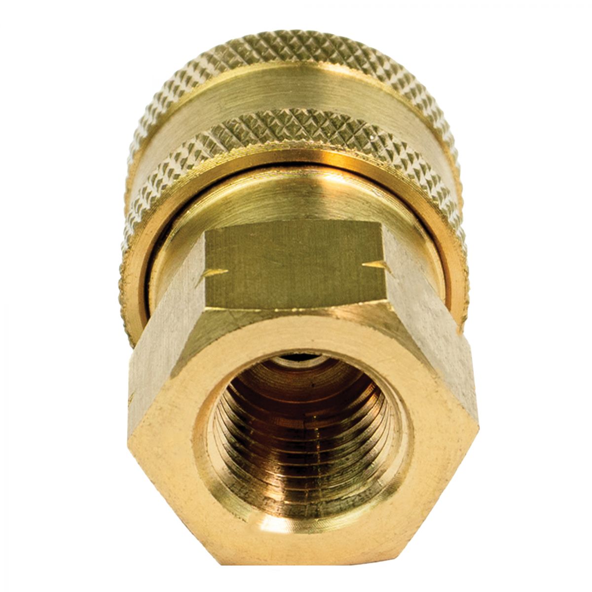 Blu Shield 3/8" Quick-Disconnect Socket x 3/8" FPT Pressure Washer Adapter JFM Golf
