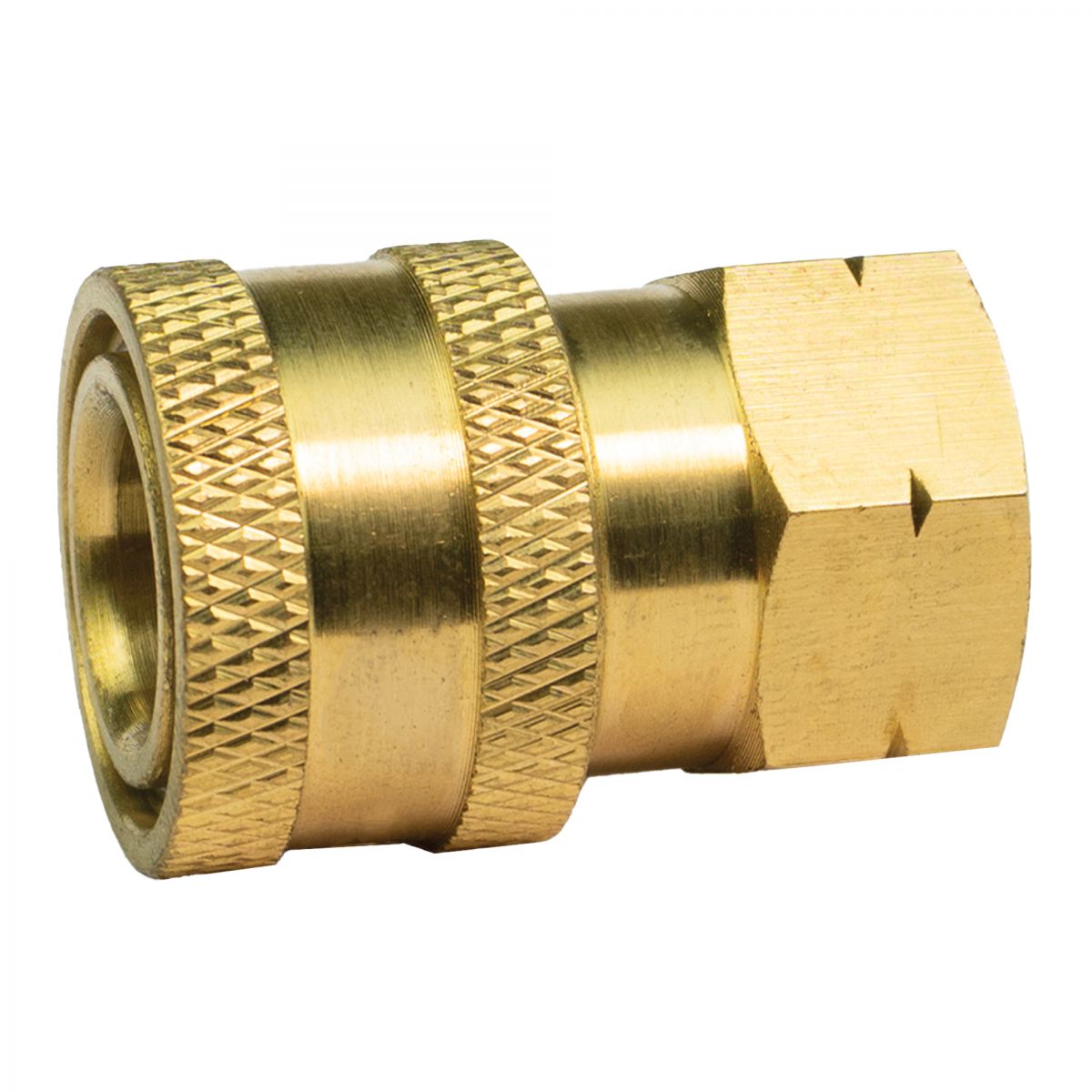 Blu Shield 3/8" Quick-Disconnect Socket x 3/8" FPT Pressure Washer Adapter JFM Golf