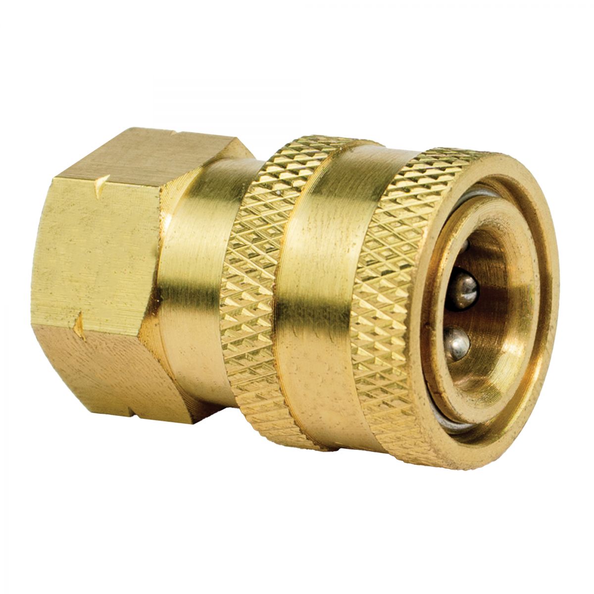 Blu Shield 3/8" Quick-Disconnect Socket x 3/8" FPT Pressure Washer Adapter JFM Golf