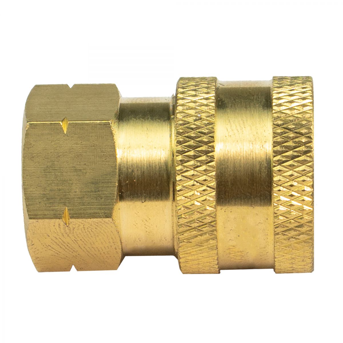 Blu Shield 3/8" Quick-Disconnect Socket x 3/8" FPT Pressure Washer Adapter JFM Golf