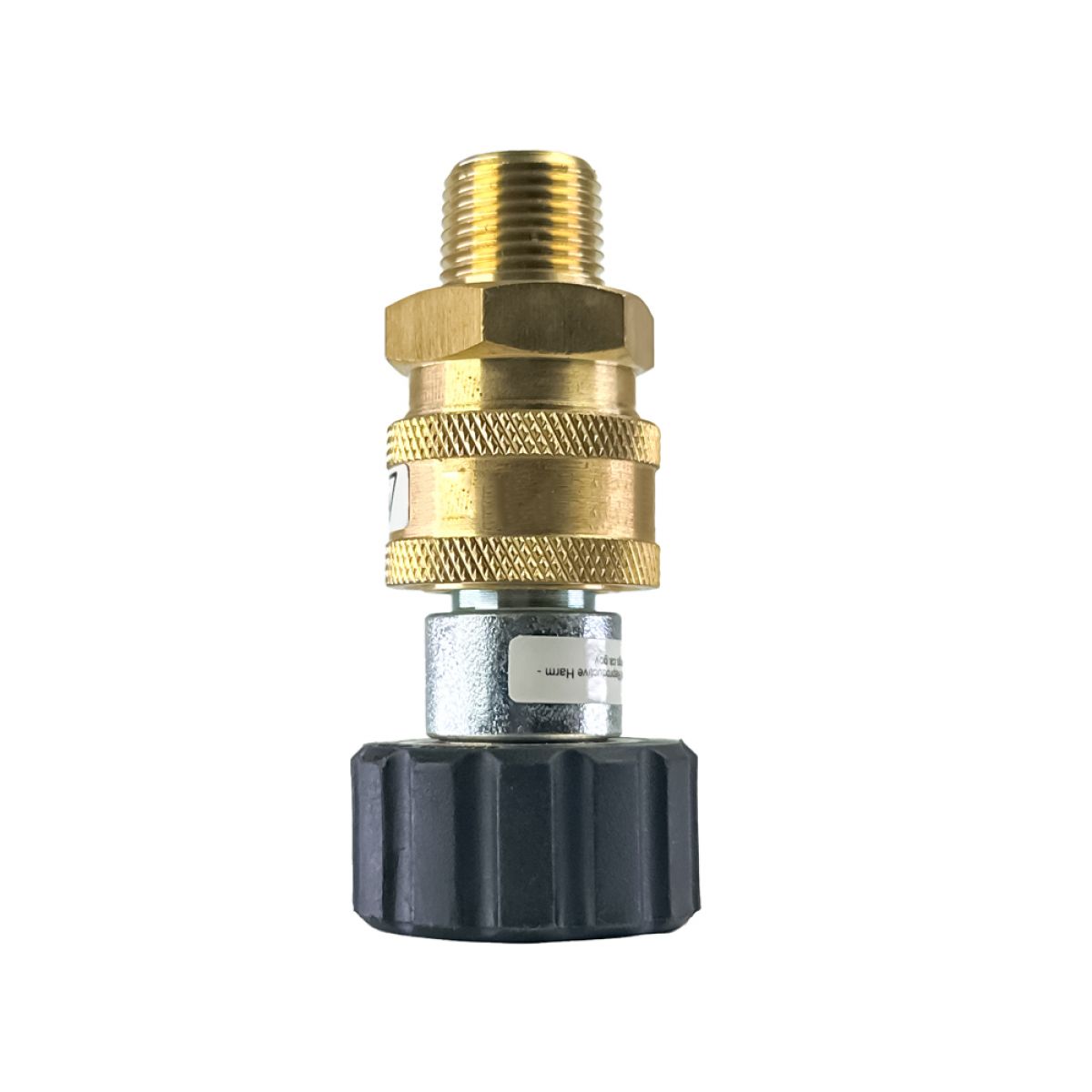 Blu Shield Female Metric x 3/8" Quick Disconnect Plug/Socket Pressure Washer Adapter Set JFM Golf