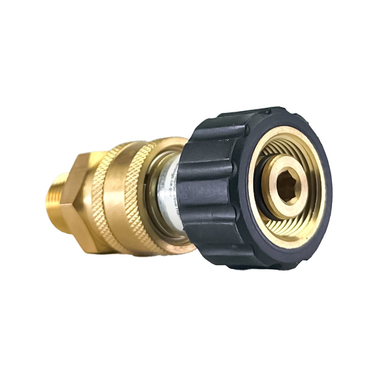 Blu Shield Female Metric x 3/8" Quick Disconnect Plug/Socket Pressure Washer Adapter Set JFM Golf