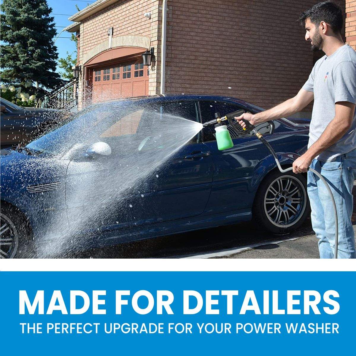 Blu Shield High Pressure Washer Gun with Supportive Trigger & Quick Connect Ends JFM Golf