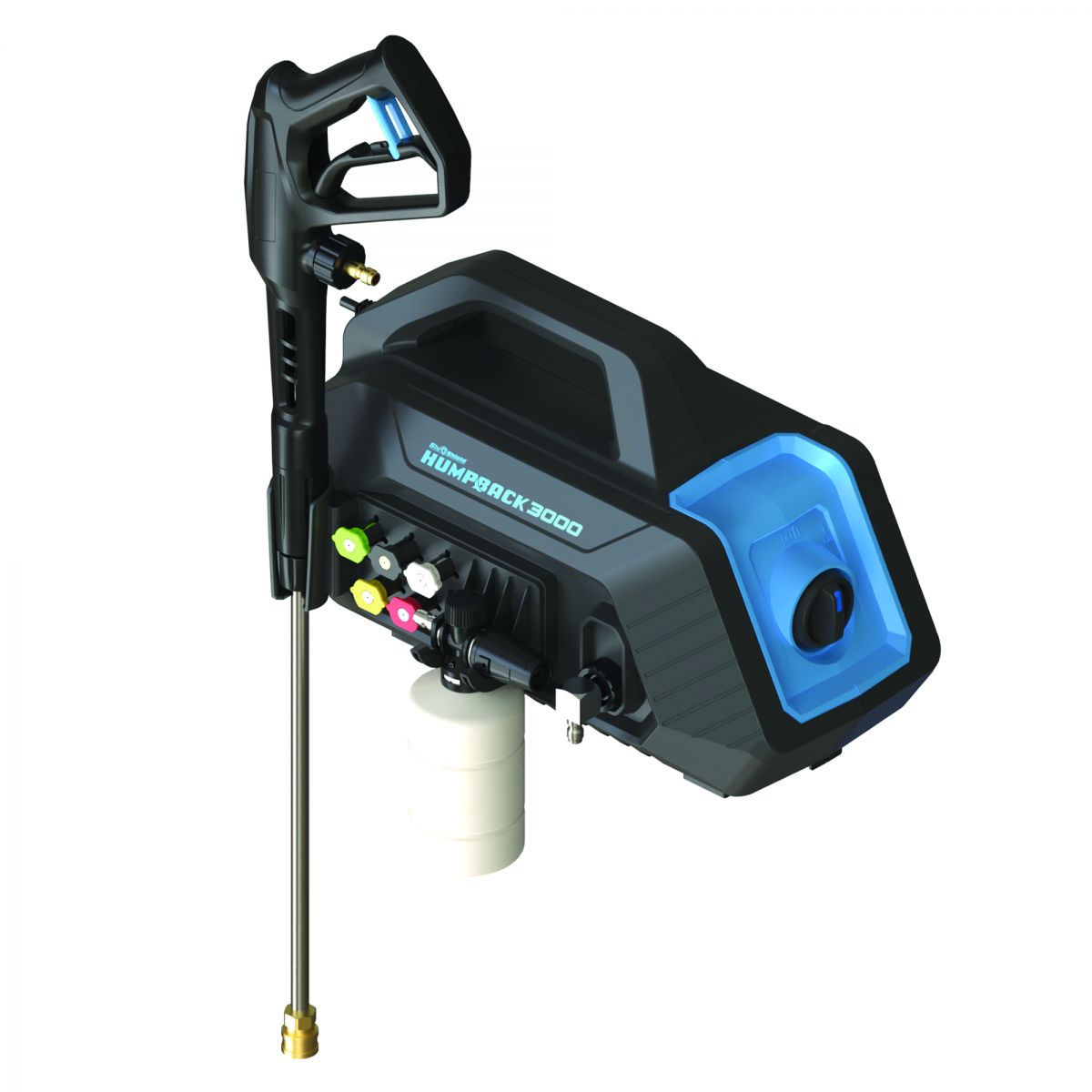 Blu Shield HumpBack Pressure Washer System - 3000 PSI | Portable Wall Mount Unit JFM Golf